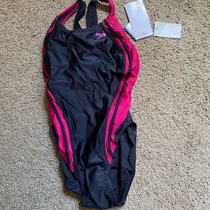 New with tags speedo racing swimsuit size 30